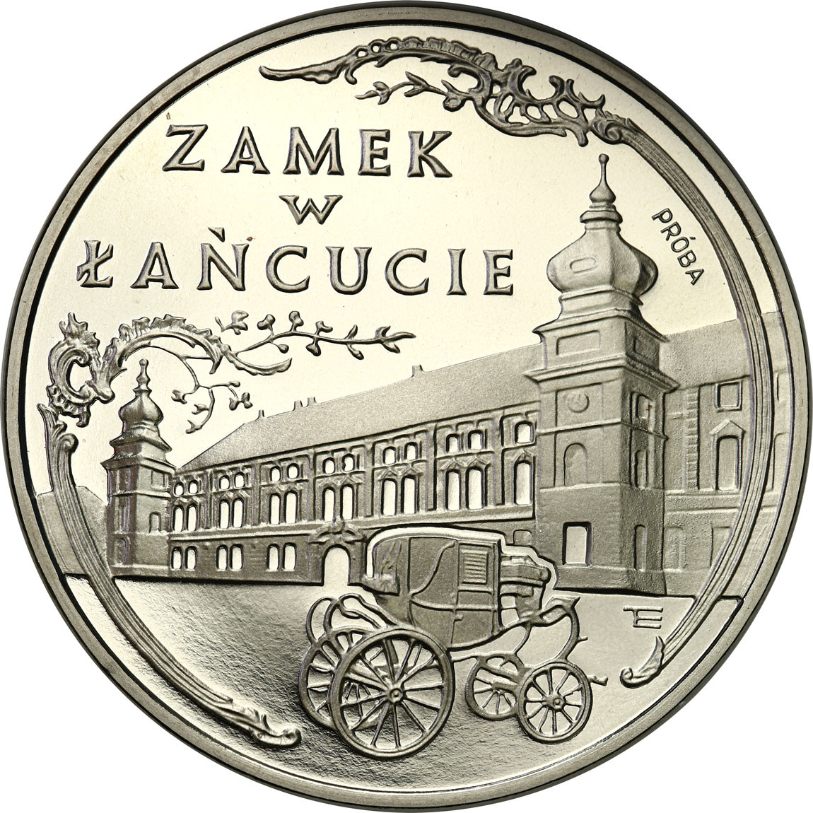 PRL. PRÓBA Nikiel 300 000 złotych 1993 – Zamek w Łańcucie